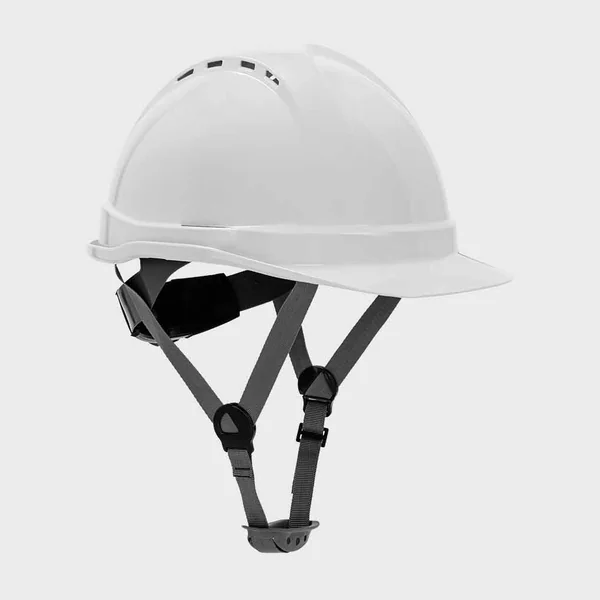 Kask ochronny Lahti Pro L1041005 - biały, wentylowany, EN 397 - zdjęcie 2